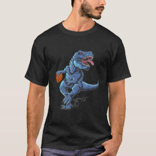 Funny Trex Dinosaur Basketball T Shirt spielen
