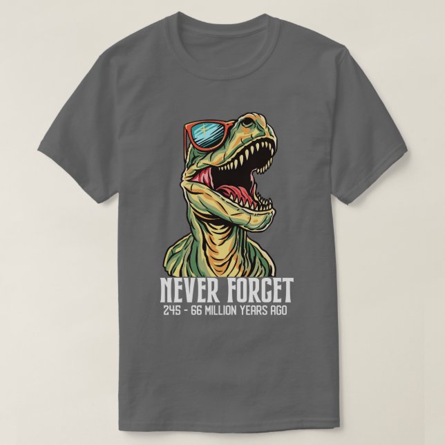 Funny TRex Dinosaur gibt Männern Frauen Kinder Fun T-Shirt (Design vorne)