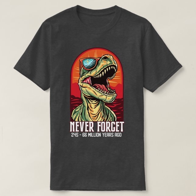 Funny TRex Dinosaur gibt Männern Frauen Kinder Fun T-Shirt (Design vorne)