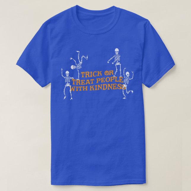 Funny Trick oder behandeln Menschen mit Freundlich T-Shirt (Design vorne)