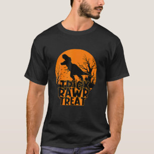 Funny Trick Rawr Leckerei Halloween Dinosaur T-Shirt