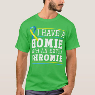Funny Trisomy 21 Friend Down Syndrome Awareness T-Shirt