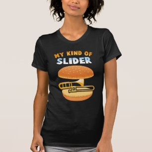 Funny Trombone Player Slider Musiker Trombonist T-Shirt