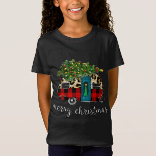 Funny Truck Camping Camper Weihnachts Buffalo Kari T-Shirt