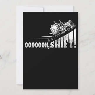 Funny Truck Driver Trucker Geschenk Feiertagskarte