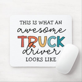 Funny Truck | Phantastischer Lastwagenfahrer Mousepad
