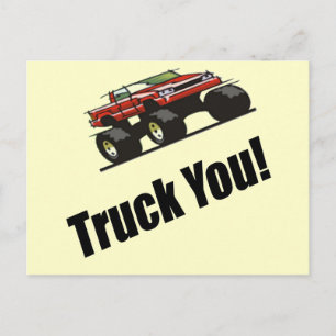 Funny Truck You T - Shirt Geschenke Postkarte