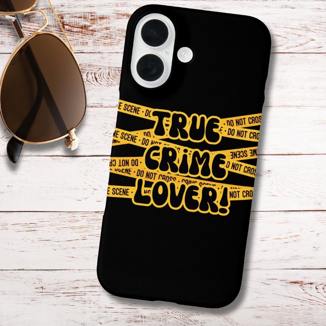 Funny True Crime Lover Case-Mate iPhone Hülle (Von Creator hochgeladen)