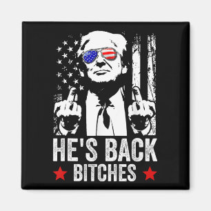 Funny Trump 2024 Er ist zurück Es Trump 2025 Magnet