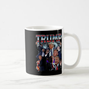 Funny Trump 2024 Kampagnen Rap Trendy Bootleg 90er Kaffeetasse
