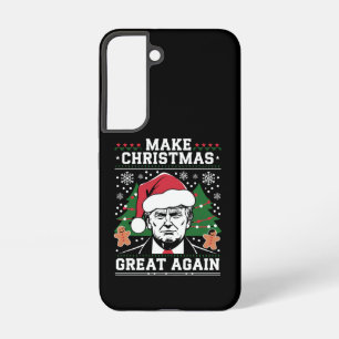 Funny Trump 2024 macht Weihnachten wieder großarti Samsung Galaxy Hülle