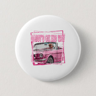 Funny Trump 2024 Pink Daddys auf dem Weg Button