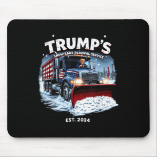 Funny Trump 2024 Siegeszug aus der Schneeflocke Mousepad