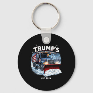 Funny Trump 2024 Siegeszug aus der Schneeflocke Schlüsselanhänger