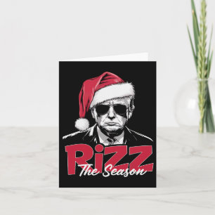 Funny Trump 2024 Weihnachten Trump Rizz Die Jahres Karte