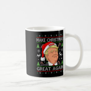 Funny Trump 2024 Weihnachten wieder großartig mach Kaffeetasse