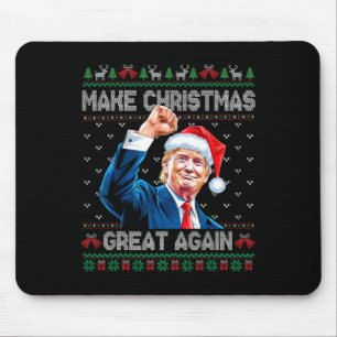 Funny Trump 2024 Weihnachten wieder großartig mach Mousepad