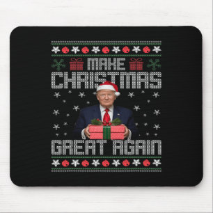 Funny Trump 2024 Weihnachten wieder großartig mach Mousepad