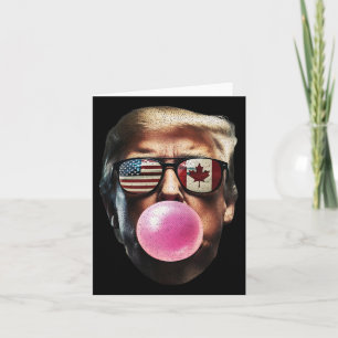 Funny Trump 45 47 Flag Gles Karte