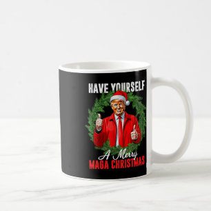 Funny Trump 45 47 Haben Sie sich ein frohes Weihna Kaffeetasse