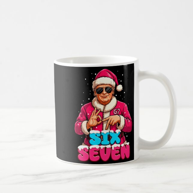 Funny Trump 67 Meme Costume Six Seven Christmas Sa Kaffeetasse (Rechts)