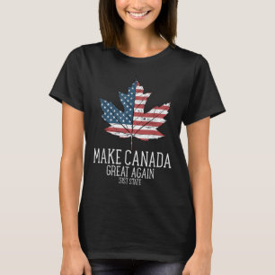 Funny Trump American Flag macht Kanada wieder groß T-Shirt
