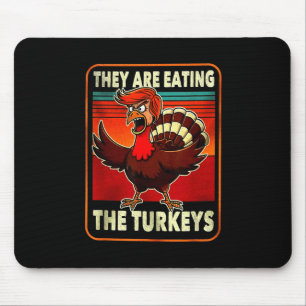 Funny Trump amerikanisches Shirt Sie essen die Tür Mousepad