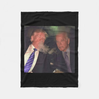 Funny Trump And Biden Smoking  Fleecedecke