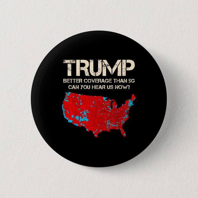 Funny Trump besser abdecken Trump Einweihung Button (Vorderseite)