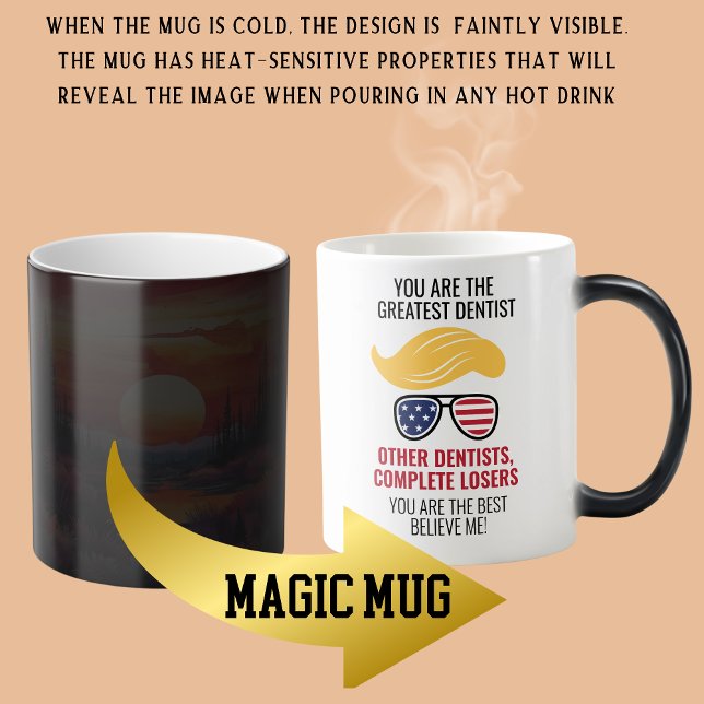 Funny Trump Best Dentist Magic Tasse (Von Creator hochgeladen)