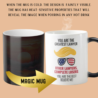 Funny Trump Best Lawyer Verwandlungstasse