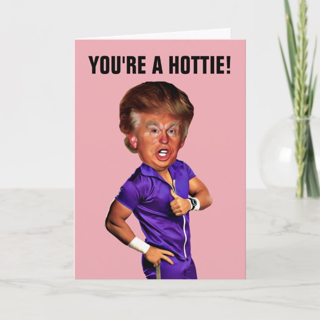 FUNNY TRUMP BIRTHDAY CARD VOM VATER BIS ZUM DAUGHT KARTE (Vorderseite)