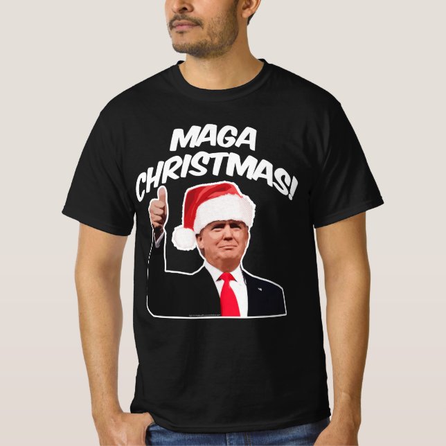 Funny Trump Christmas T-Shirt (Vorderseite)