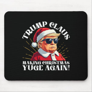 Funny Trump Claus macht Weihnachtsjuge wieder Mousepad
