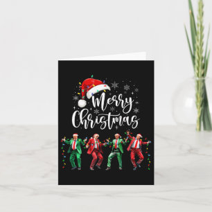 Funny Trump Dance Santa Claus Frohe Weihnachten We Karte