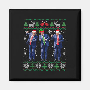 Funny Trump Dance Weihnachten Präsident 47 Weihnac Magnet