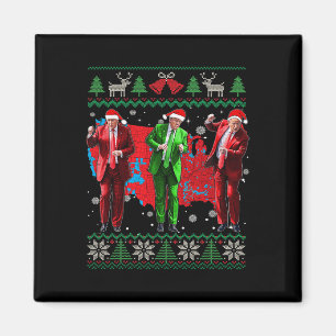 Funny Trump Dance Weihnachtsmann Weihnachten Weihn Magnet