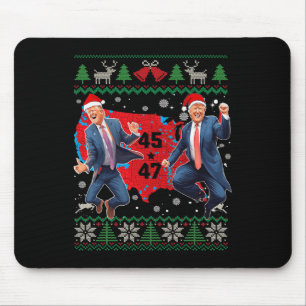 Funny Trump Dance Weihnachtsmann Weihnachten Weihn Mousepad