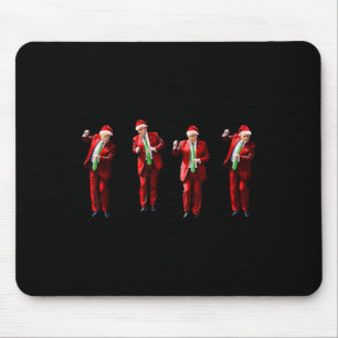 Funny Trump Dance Weihnachtsmann Weihnachten Weihn Mousepad