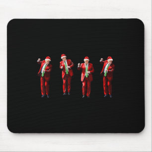 Funny Trump Dance Weihnachtsmann Weihnachten Weihn Mousepad