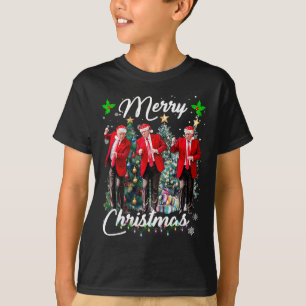 Funny Trump Dance Weihnachtsmann Weihnachten Weihn T-Shirt