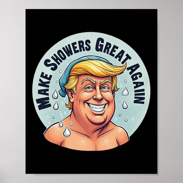 Funny Trump Duwer Grear wieder Poster (Vorne)