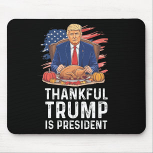 Funny Trump Erntedank dankbar Trump ist Präsident Mousepad