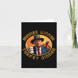 Funny Trump Erntedank Winner Gewinner Türkei Dinne Karte