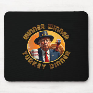 Funny Trump Erntedank Winner Gewinner Türkei Dinne Mousepad