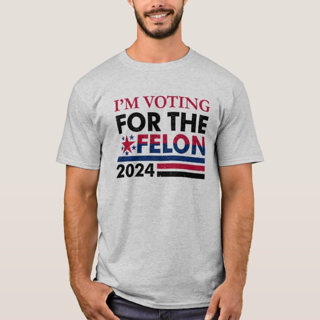 Funny Trump Felon T-Shirt (Vorderseite)