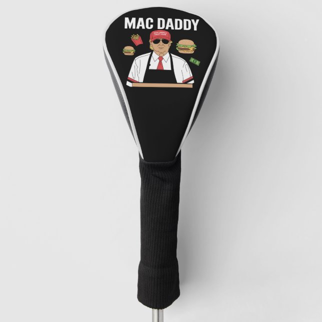 Funny Trump Fries Making Fries Mac Daddy Golf Headcover (Vorderseite)