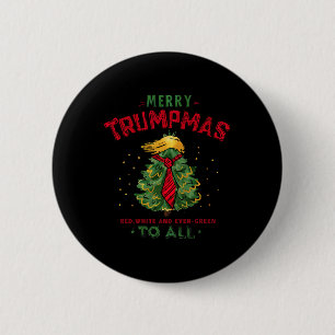 Funny Trump frohe Trumps Weihnachtsbaum Xmas Hol Button