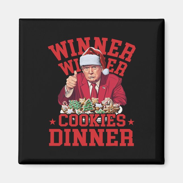 Funny Trump Gewinner Kochkünste Abendessen Merry C Magnet (Vorne)