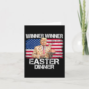 Funny Trump Gewinner Osterabend Ostertag Karte